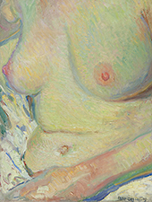 Woman Bathing By Leo Gestel