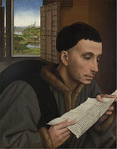 A Man Reading By Rogier van der Weyden