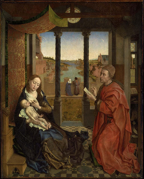 Saint Luke Drawing the Virgin | Oil Painting Reproduction