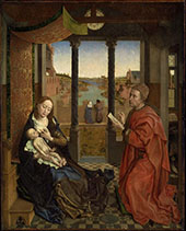 Saint Luke Drawing the Virgin By Rogier van der Weyden