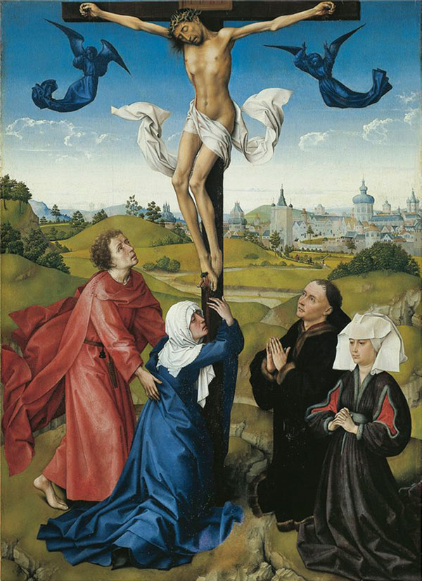 The Crucifixion of Jesus (Center Panel) | Oil Painting Reproduction