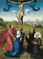 The Crucifixion of Jesus (Center Panel) By Rogier van der Weyden