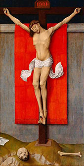 The Crucifixion with the Virgin and Saint John (Right Panel) By Rogier van der Weyden