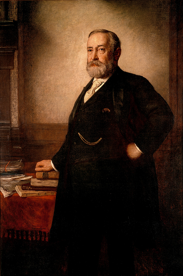 Benjamin Harrison by Eastman Johnson | Oil Painting Reproduction