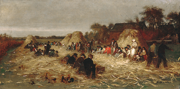 Corn Harvest on Nantucket by Eastman Johnson | Oil Painting Reproduction