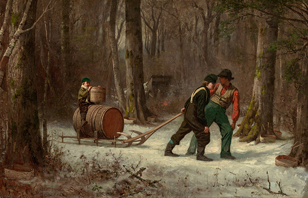 On Their Way to Camp by Eastman Johnson | Oil Painting Reproduction