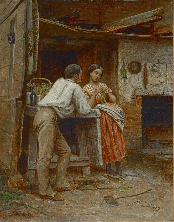 Southern Courtship by Eastman Johnson | Oil Painting Reproduction