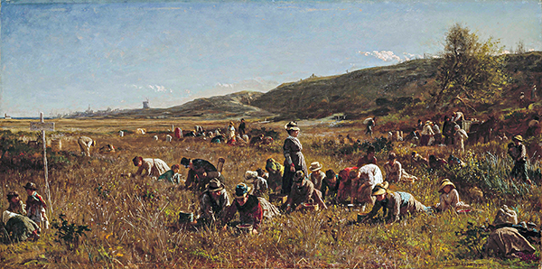 The Cranberry Harvest on the Island of Nantucket | Oil Painting Reproduction