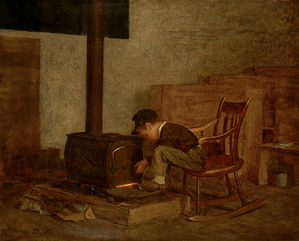 The Early Scholar by Eastman Johnson | Oil Painting Reproduction