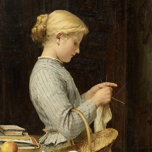 Oil Painting Reproductions of Albert Anker