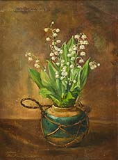 Still Life with Lily of the Valley 1899 By Anna Katarina Norstedt