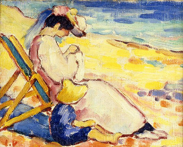 On the Beach by Louis Valtat | Oil Painting Reproduction