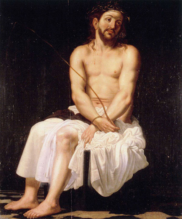 Christ Man Sorrows by Werner van den Valckert | Oil Painting Reproduction