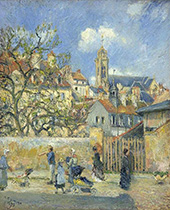 The Park in Charrettes Pontoise 1878 By Camille Pissarro