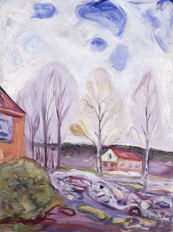 Spring in Asgardstrand 1905 by Edvard Munch | Oil Painting Reproduction