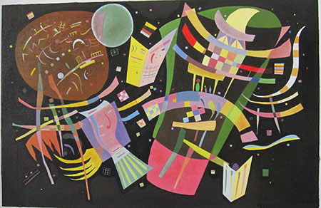 Composition X 1939 - <a href='https://www.reproduction-gallery.com/oil-painting/1469599244/composition-x-1939-by-wassily-kandinsky/'>More Detail</a>